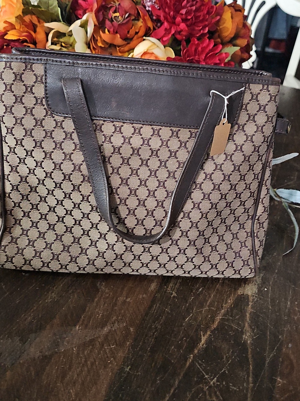 Celine Macadam Brown Tote Bag - Picture 11 of 11